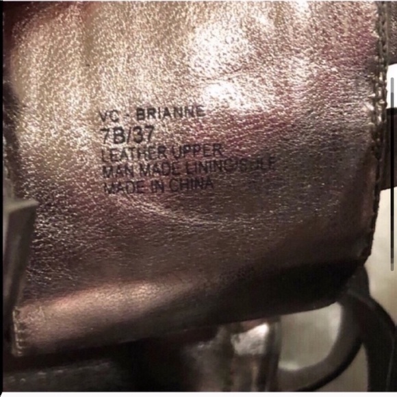 Vince Camuto Brianne pewter metallic strappy gladiator wedge sanda… - Picture 5 of 10